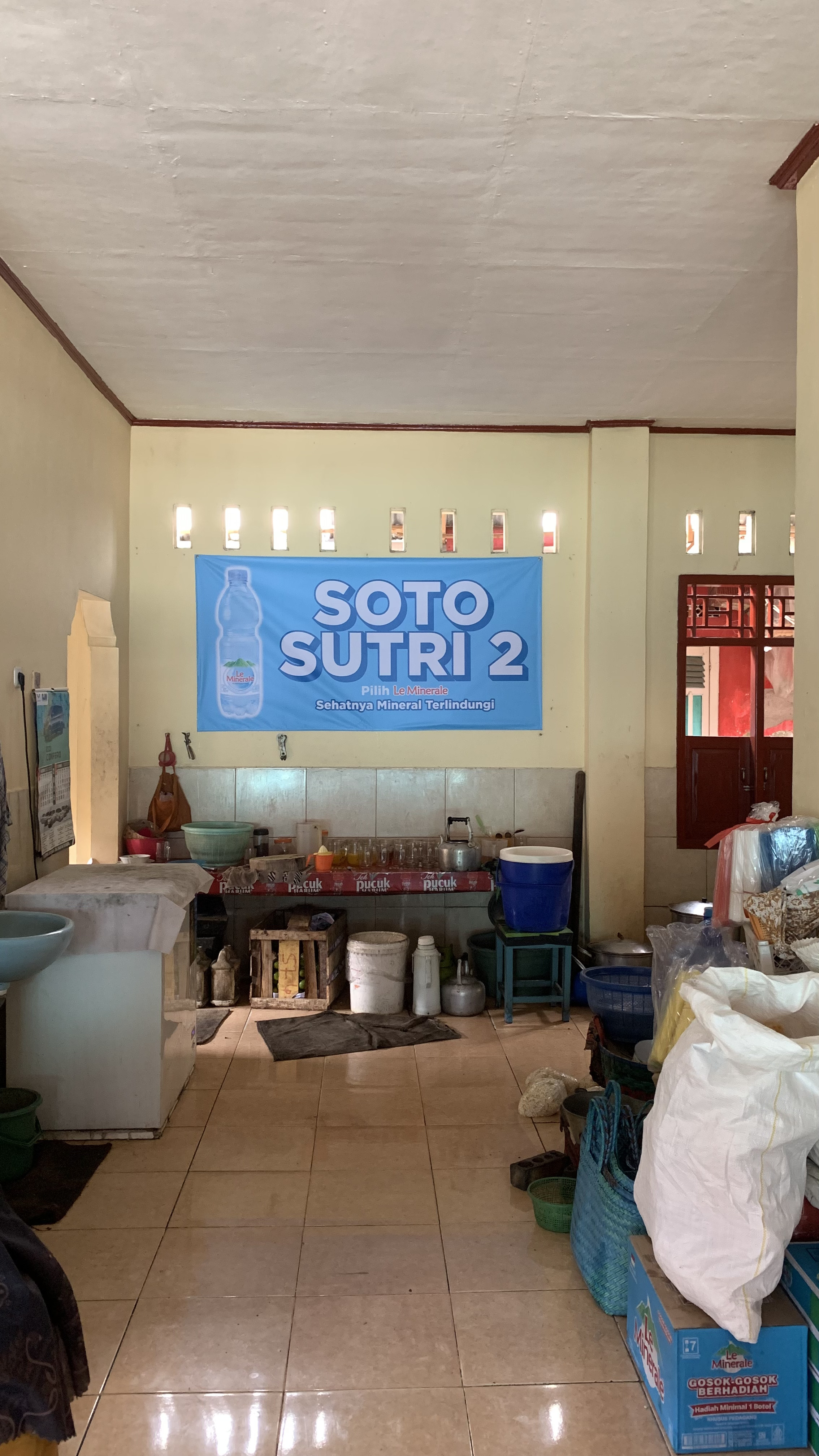 Serving of soto ready to enjoy